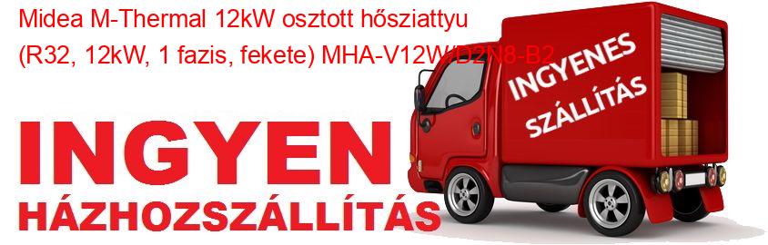 Midea M-Thermal 12kW osztott hősziattyú (R32, 12kW, 1 fázis, fekete) MHA-V12W/D2N8-B2